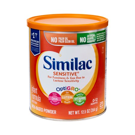 Infant Formula Similac Sensitive Unflavored 12.5 oz.