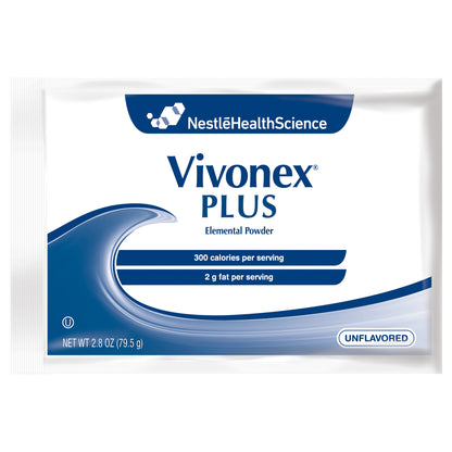 Vivonex Plus Unflavored Elemental Oral Supplement Powder 2.8 oz Individual Packet