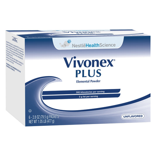 Vivonex Plus Unflavored Elemental Oral Supplement Powder 2.8 oz Individual Packet