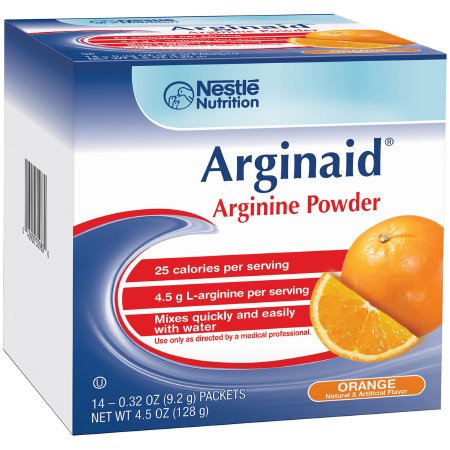 Oral Supplement Arginaid Orange Flavor Powder 0.32 oz. Individual Packet