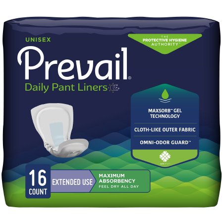 Incontinence Liner Prevail Daily Pant Liners