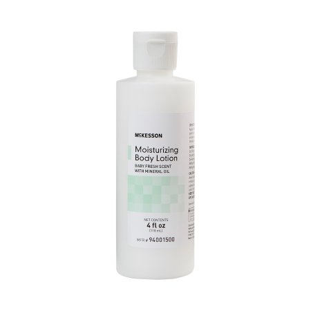 Hand and Body Moisturizer McKesson 4 oz. Bottle Baby Fresh Scent Lotion