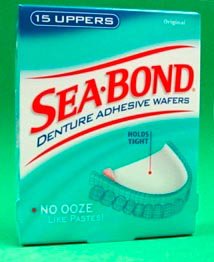 Denture Adhesive SeaBond Wafer 15 per Box