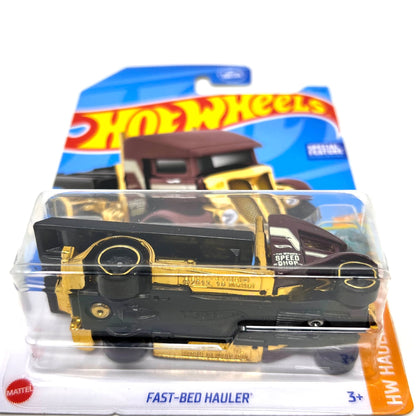 Hot Wheels Fast Bed Hauler Maroon – Speed Shop HW Haulers 2/5 1:64 Diecast