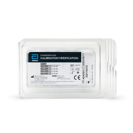 Calibration Verification Set Lipids / Glucose 4 X 2 mL For Cholestech ...