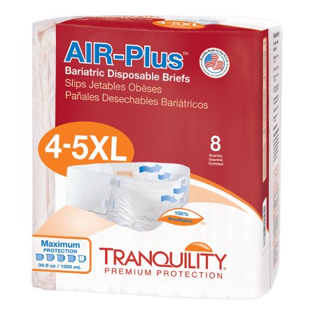Unisex Adult Incontinence Brief Tranquility AIR-Plus Bariatric