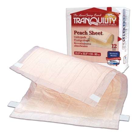 Disposable Underpad Tranquility Peach Sheet