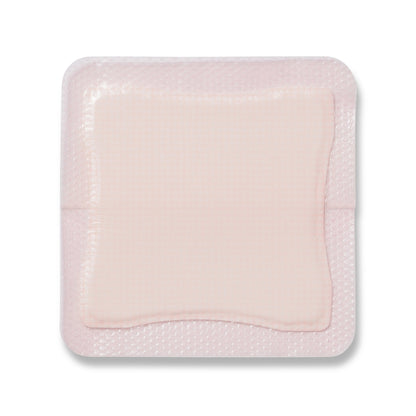 Allevyn Gentle Border Lite Thin Foam Dressing 6 x 6 Inch Silicone Adhesive Sterile