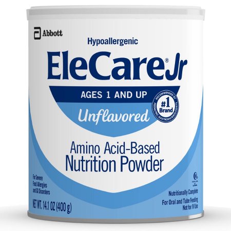 EleCare Jr Unflavored 14.1 oz. Can Powder Complete Amino Acid-Based Nutrition