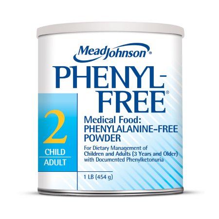 Oral Supplement Phenyl-Free 2 Vanilla Flavor Powder 1 lb. Can