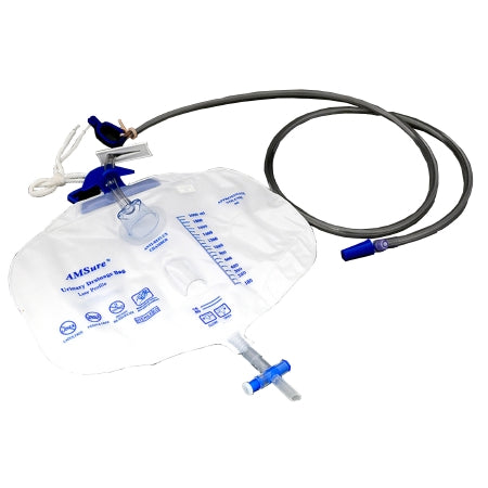 Urinary Drain Bag AMSure® Anti-Reflux Valve Sterile 2000 mL Vinyl