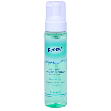 Rinse-Free Body Wash Renew Foaming 8 oz. Pump Bottle Citrus Scent