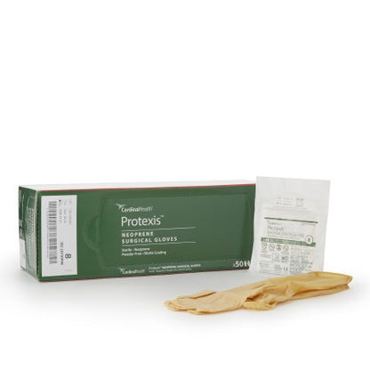 Surgical Glove Protexis (formerly Duraprene Plus ) Sterile Polychloroprene Standard Cuff Length Smooth Ivory Chemo Tested