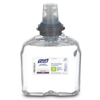 Hand Sanitizer Purell Advanced 1,200 mL Ethyl Alcohol Foaming Dispenser Refill Bottle