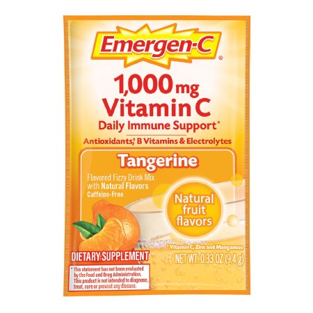 Oral Supplement Emergen-C Daily Immune Support Powder 0.30 oz. Individual Packet