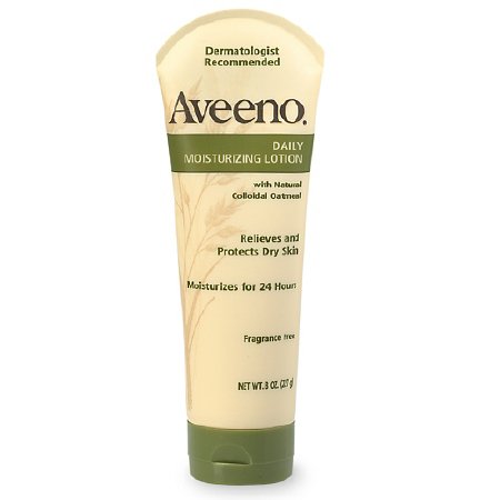 Hand and Body Moisturizer Aveeno 8 oz. Tube Unscented Cream