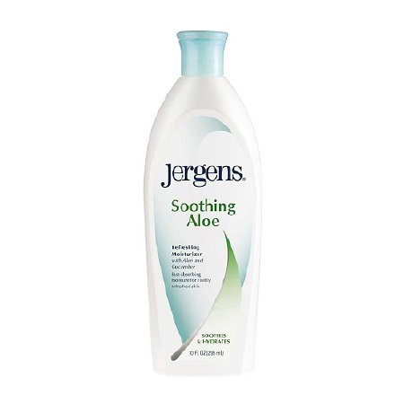 Hand and Body Moisturizer Jergens Aloe Relief 10 oz. Bottle Scented Lotion