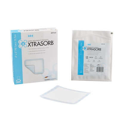 Xtrasorb Classic Super Absorbent Dressing 4 x 5 Inch With Border Sterile