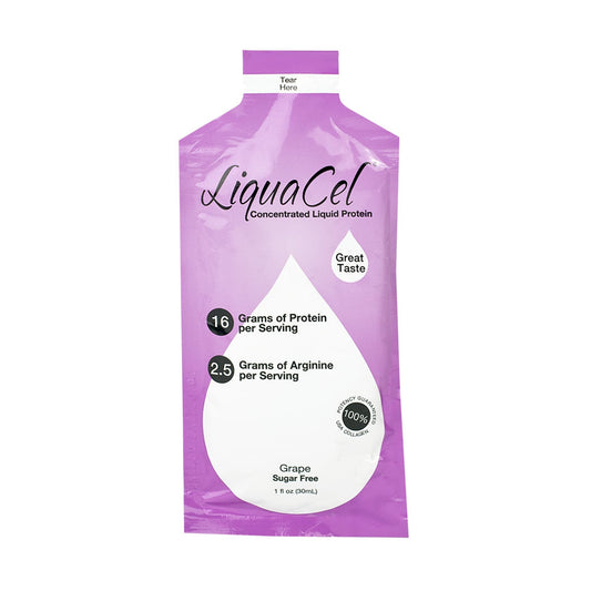 LiquaCel Grape Liquid Protein Oral Supplement 1 oz Individual Packet