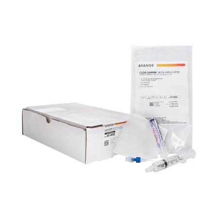 Enteral Feeding Tube Declogger Kit Clog Zapper (2) 10 mL Oral Syringes / 12 Inch Applicator