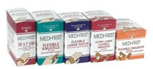 Adhesive Strip Medi-First Fabric Rectangle and Fingertip Tan Sterile