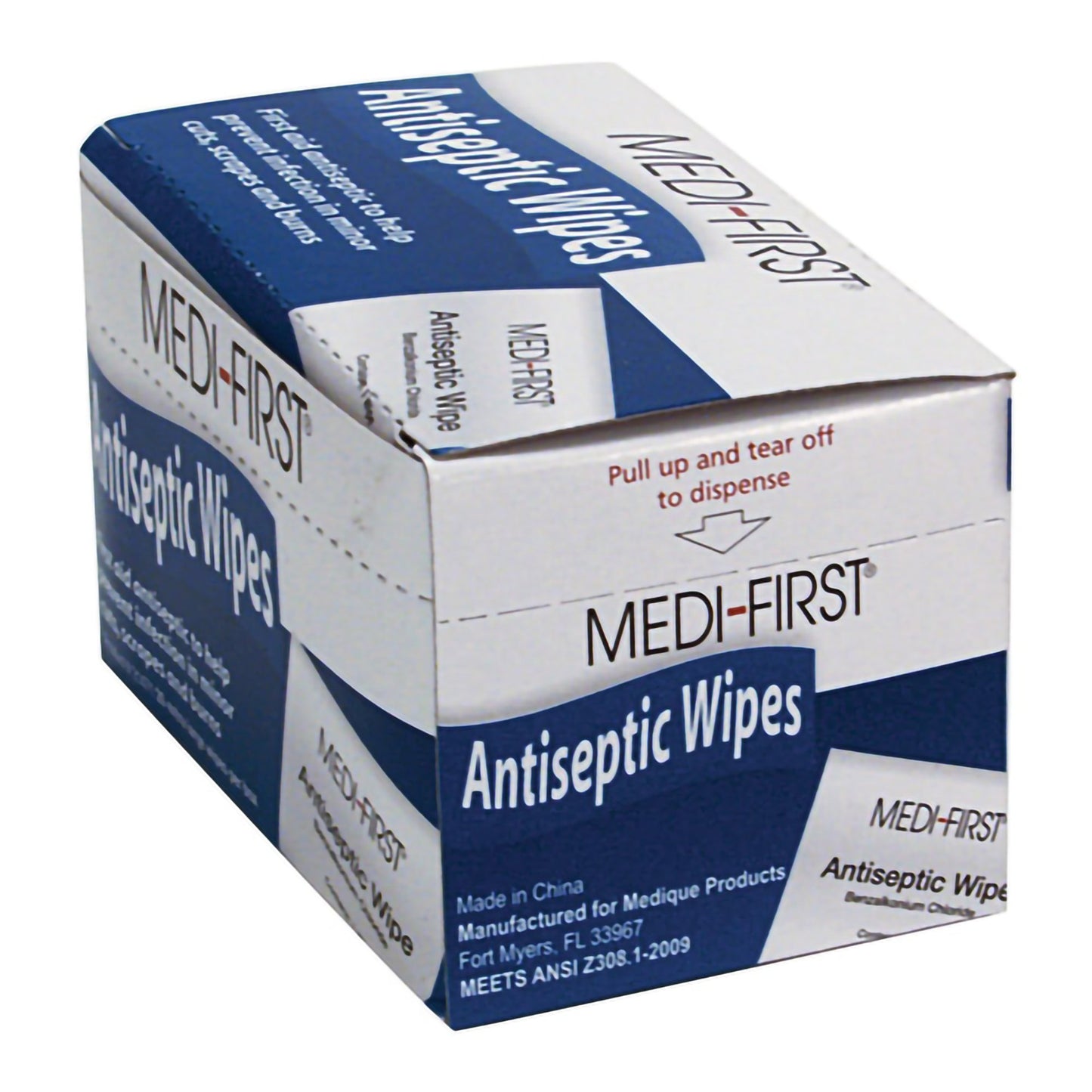 Antiseptic Skin Towelette Medi-First Individual Packet Scented 20 Count