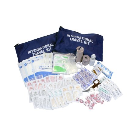 International Travel First Aid Kit Poly Bag