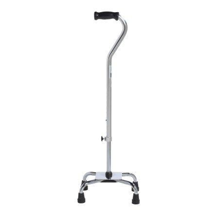 Large Base Quad Cane drive Aluminum 30 to 39 Inch Height Chrome