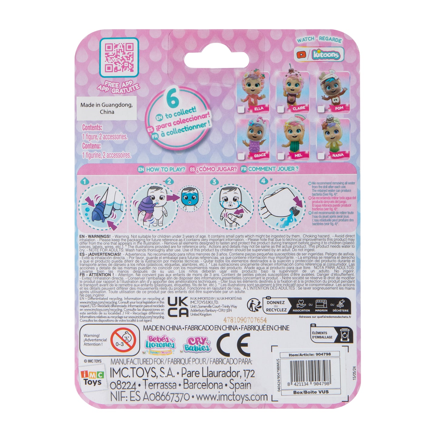 Cry Babies Magic Tears Frozen Frutti Doll Set – Surprise Collectible Toy
