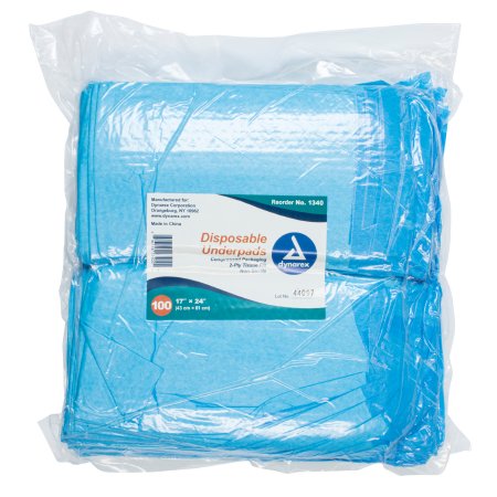 Disposable Underpad Dynarex 23 x 24 Inch