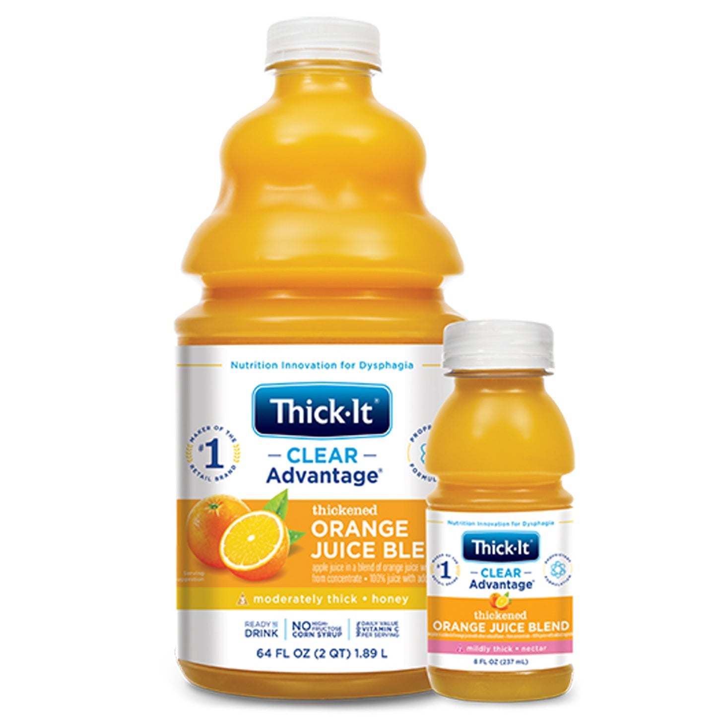 Thick-It Clear Advantage Thickened Orange Beverage 64 oz IDDSI Level 2