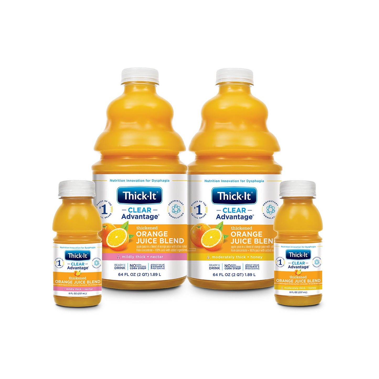 Thick-It Clear Advantage Thickened Orange Beverage 64 oz IDDSI Level 2