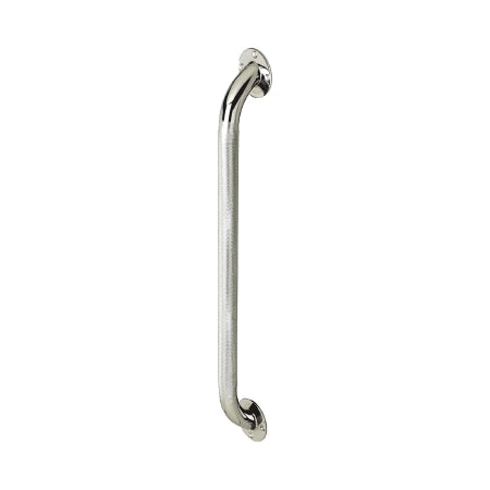 Grab Bar Chrome Finish Knurled Steel