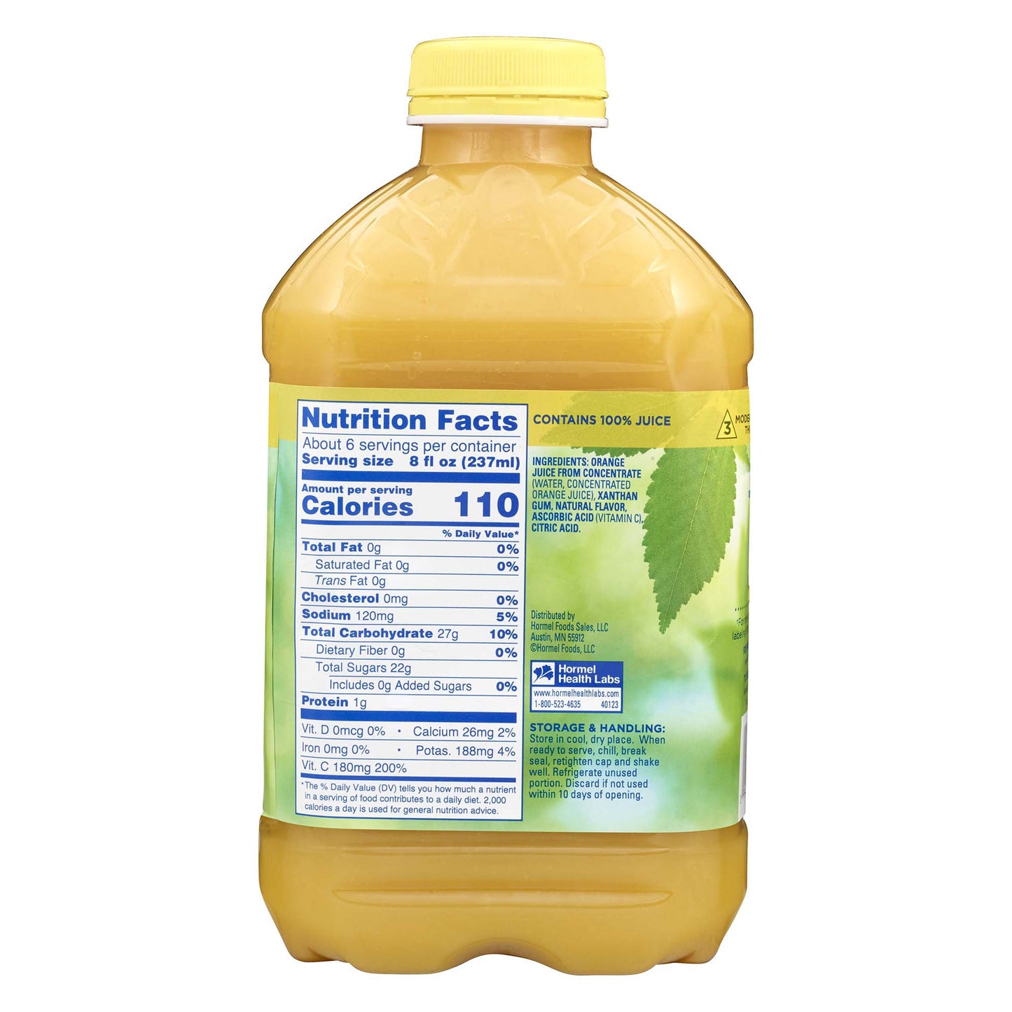 Thick & Easy Thickened Orange Juice Beverage 46 oz IDDSI Level 3 Moderately Thick