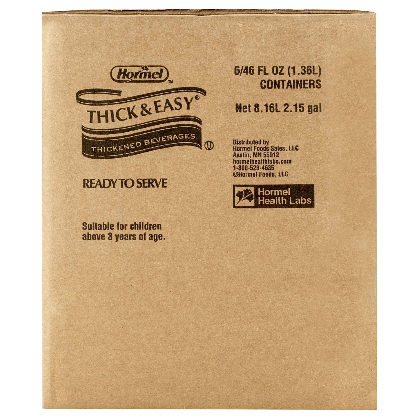 Thick & Easy Thickened Orange Juice Beverage 46 oz IDDSI Level 3 Moderately Thick