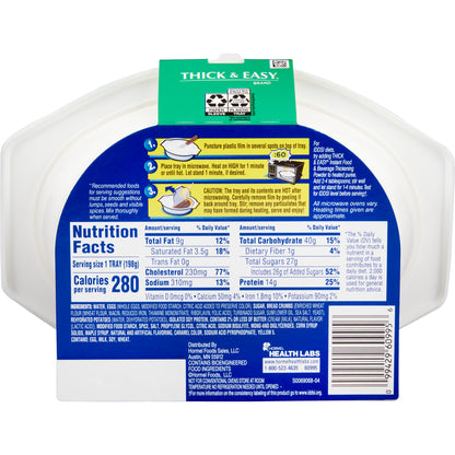 Thick & Easy Purees Maple Cinnamon French Toast 7 oz Tray IDDSI Level 2 Mildly Thick