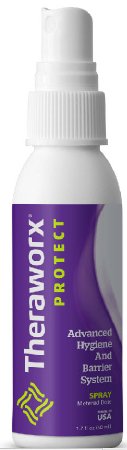 Rinse-Free Cleanser Theraworx Protect Advanced Hygiene and Barrier System Liquid 1.7 oz. Pump Bottle Lavender Scent