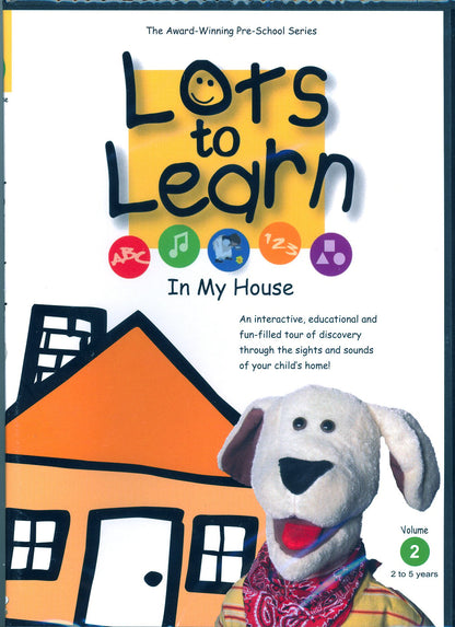 Lots To Learn Preschool Videos: In My House – Educational Learning DVD for Ages 2–5