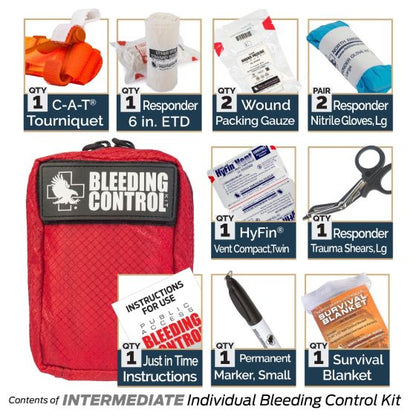 North American Rescue Basic Bleeding Control Kit – Public Access Emergency Bleeding Station