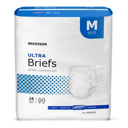 Unisex Adult Incontinence Brief McKesson Ultra Small Disposable Heavy Absorbency