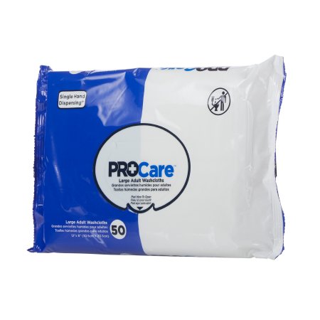 Personal Cleansing Wipe ProCare Soft Pack Scented 50 Count