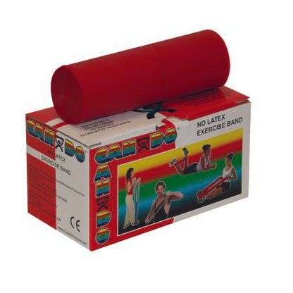 Exercise Resistance Band CanDo Red 5 Inch X 6 Yard Light Resistance