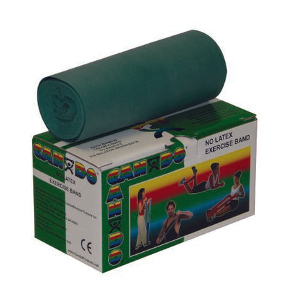 Exercise Resistance Band CanDo Green 5 Inch X 6 Yard Medium Resistance