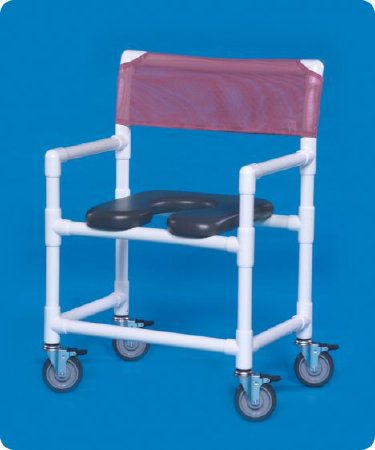 Shower Chair ipu Fixed Arms PVC Frame