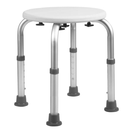 Shower Stool HealthSmart Without Arms Aluminum Frame Without Backrest 17-1/2 Inch Seat Width 225 lbs. Weight Capacity
