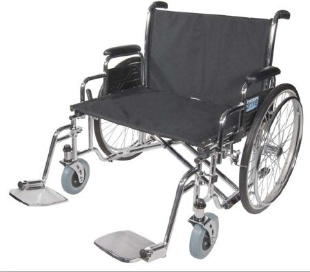 Bariatric Wheelchair drive Sentra EC Full Length Arm Black Upholstery 28 Inch Seat Width Adult 700 lbs. Weight Capacity