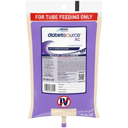 Tube Feeding Formula Diabetisource AC Unflavored Liquid