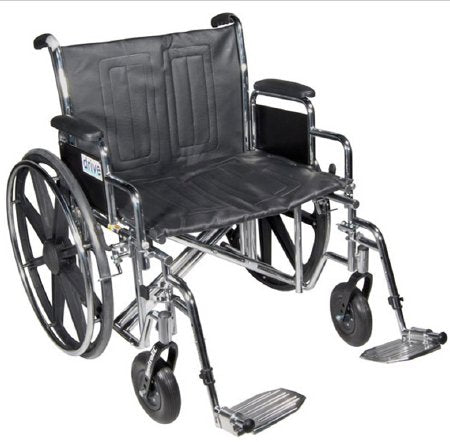 Bariatric Wheelchair drive Sentra EC Heavy Duty Dual Axle Full Length Arm