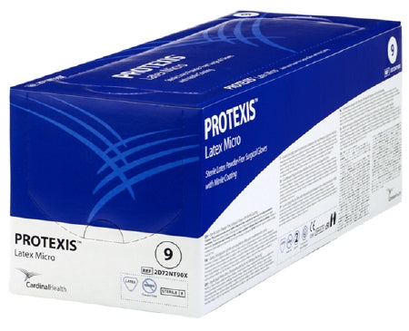 Surgical Glove Protexis Latex Micro Sterile Latex Standard Cuff Length Smooth Light Brown Not Chemo Approved