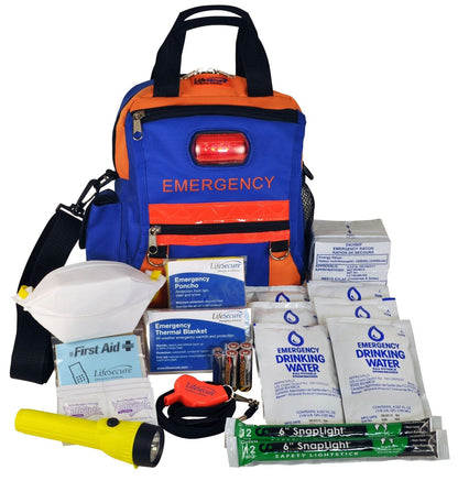 SecurEvac Hi-Visibility 3-Day Emergency Survival Kit – Unrivaled Survival 72-Hour Shoulder/Sling Bag